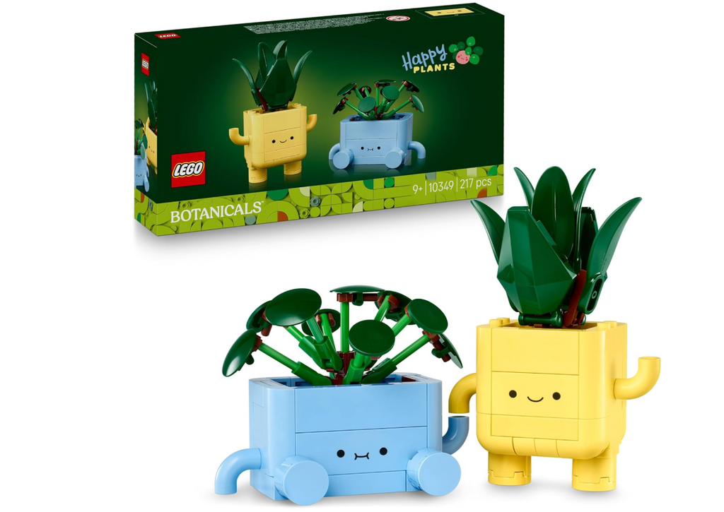 🌸 Happy Plants Craft Kit for Girls 9+ | DIY 2 Artificial Blooms, Mini Pots & Adorable Cartoon Faces - Fun Gift Set 👧