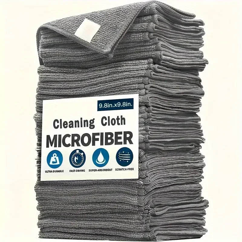 🧼 Thick Lint-Free Microfiber Cloths: Reusable Absorbent Towels 🚗💦