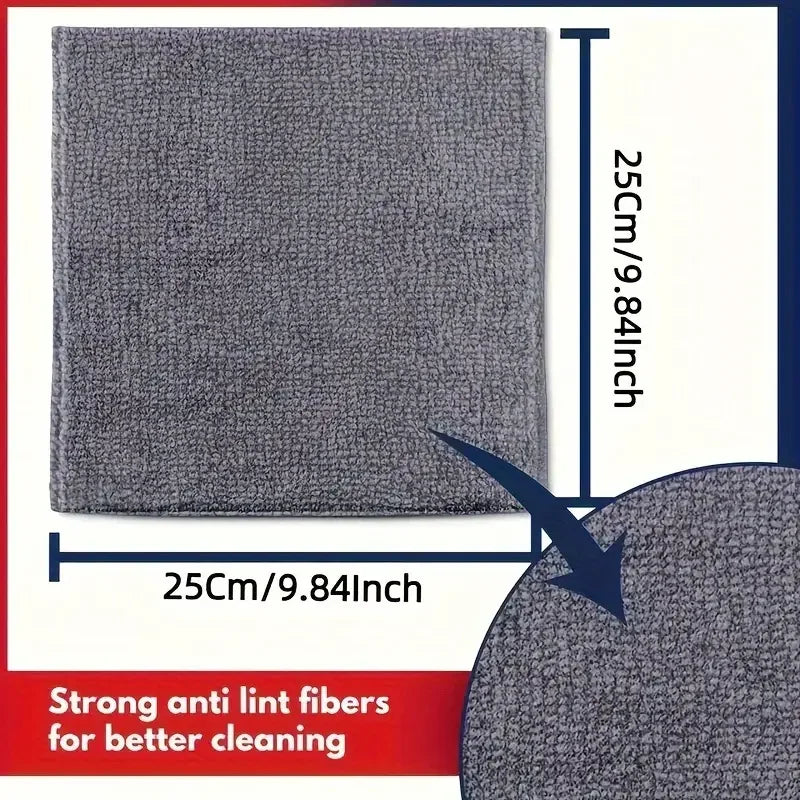 🧼 Thick Lint-Free Microfiber Cloths: Reusable Absorbent Towels 🚗💦