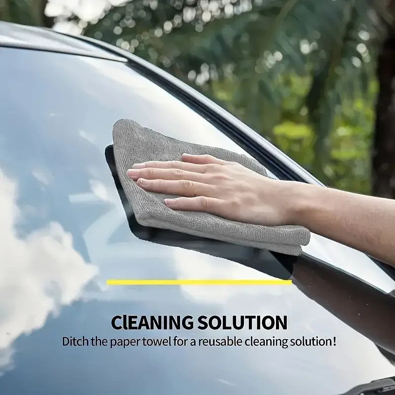 🧼 Thick Lint-Free Microfiber Cloths: Reusable Absorbent Towels 🚗💦