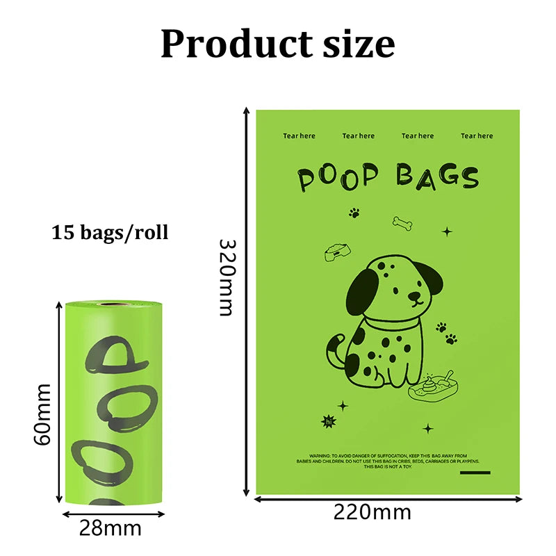 🐕 450 Leak-Proof Eco Dog Poop Bags ♻️