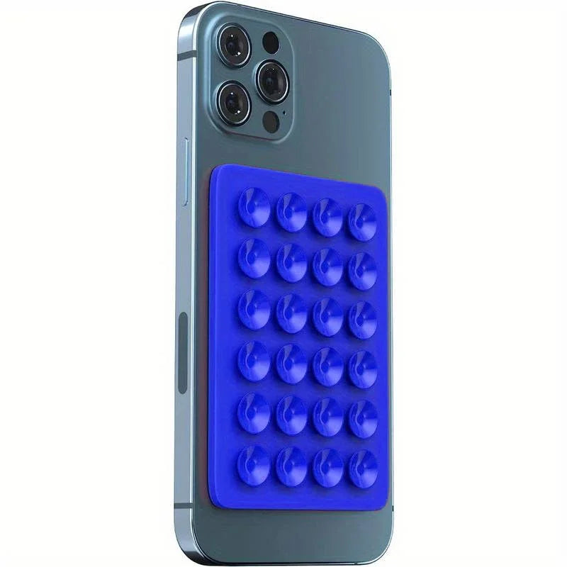 Silicone Suction Phone Mount Pad | Multi-Surface Stick Holder for Smartphones