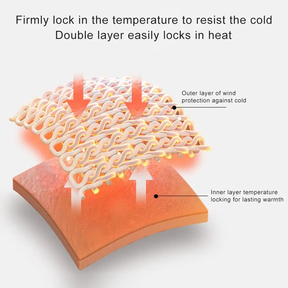 ❄️ Winter Warm Plush Earmuffs - Soft Knitted Thermal Ear Covers for Outdoor Cycling, Skiing & Running 🧣