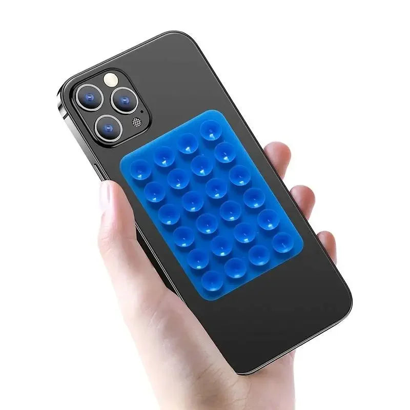 Silicone Suction Phone Mount Pad | Multi-Surface Stick Holder for Smartphones