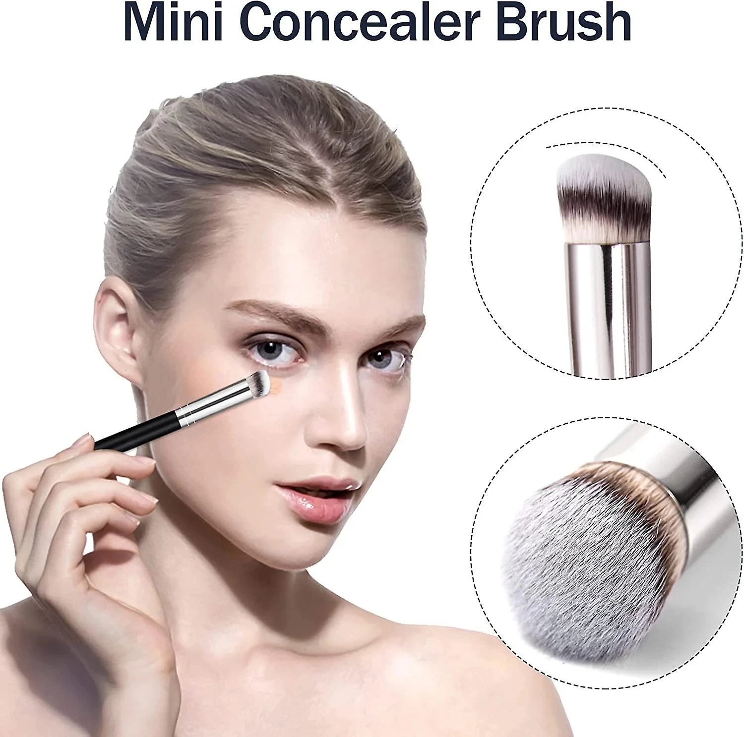💄 Premium Dense Foundation Concealer Brush | Flawless Blending Contour