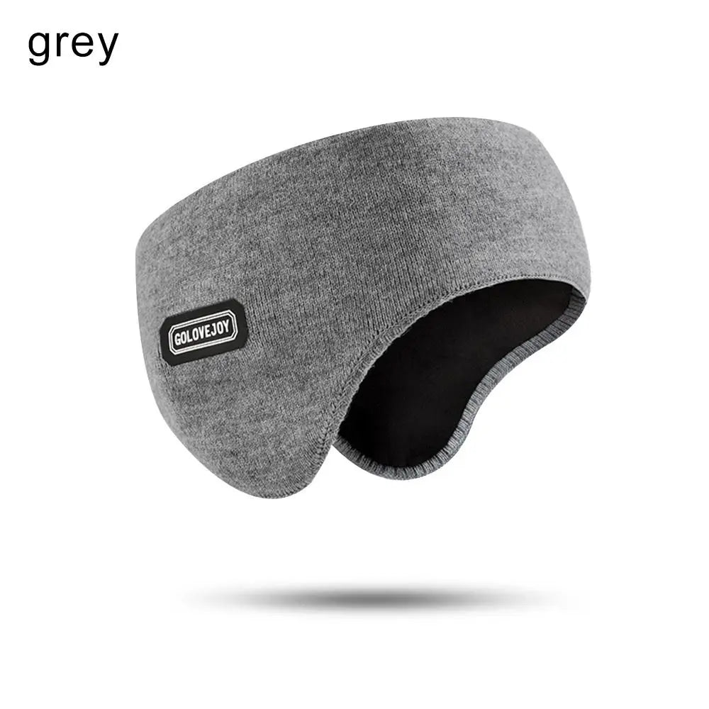 ❄️ Winter Warm Plush Earmuffs - Soft Knitted Thermal Ear Covers for Outdoor Cycling, Skiing & Running 🧣
