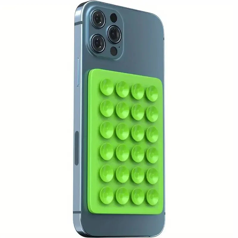 Silicone Suction Phone Mount Pad | Multi-Surface Stick Holder for Smartphones