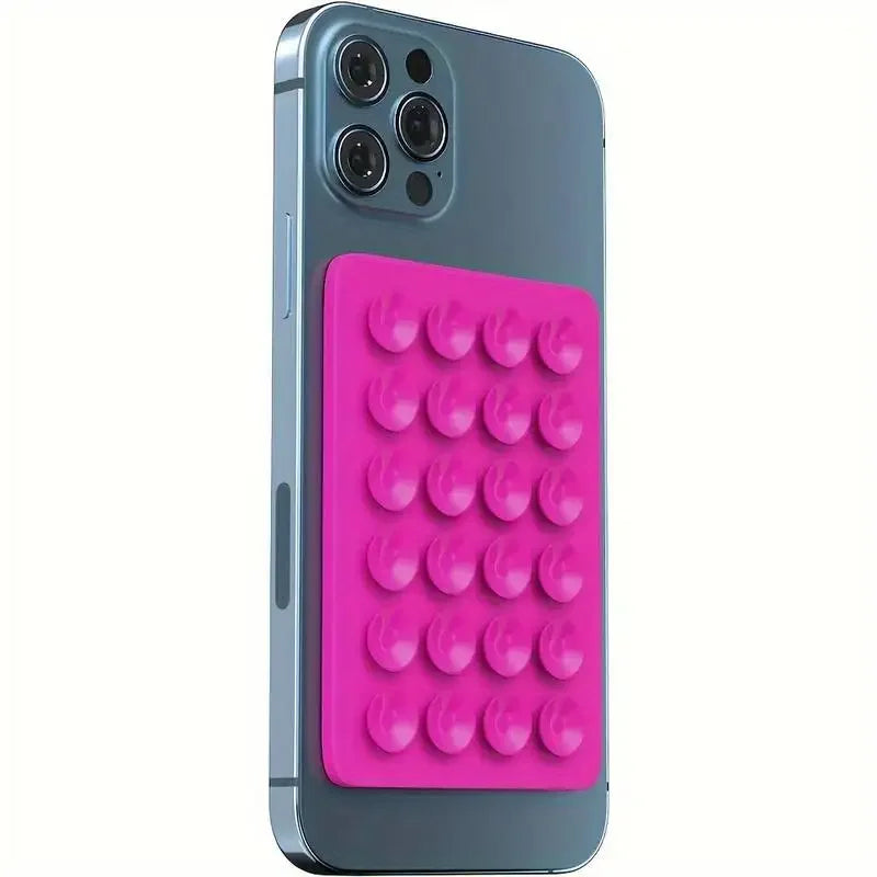 Silicone Suction Phone Mount Pad | Multi-Surface Stick Holder for Smartphones