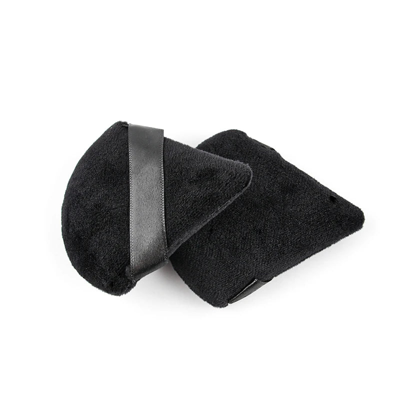 Soft Velvet Makeup Powder Puff Set | Triangle Face Powder Applicator