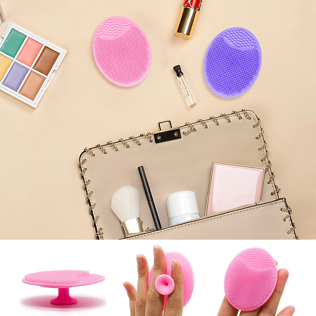 Silicone Face Cleansing Scrubber Pad | Deep Cleaning Facial Brush