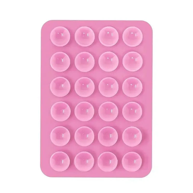 Silicone Suction Phone Mount Pad | Multi-Surface Stick Holder for Smartphones