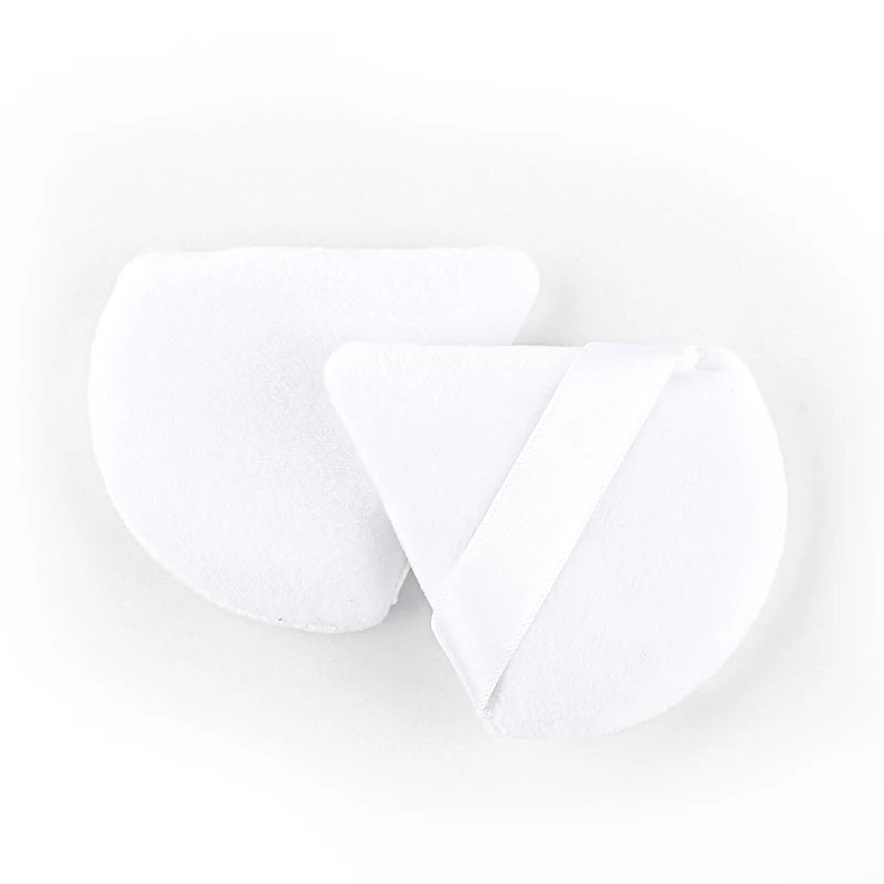 Soft Velvet Makeup Powder Puff Set | Triangle Face Powder Applicator