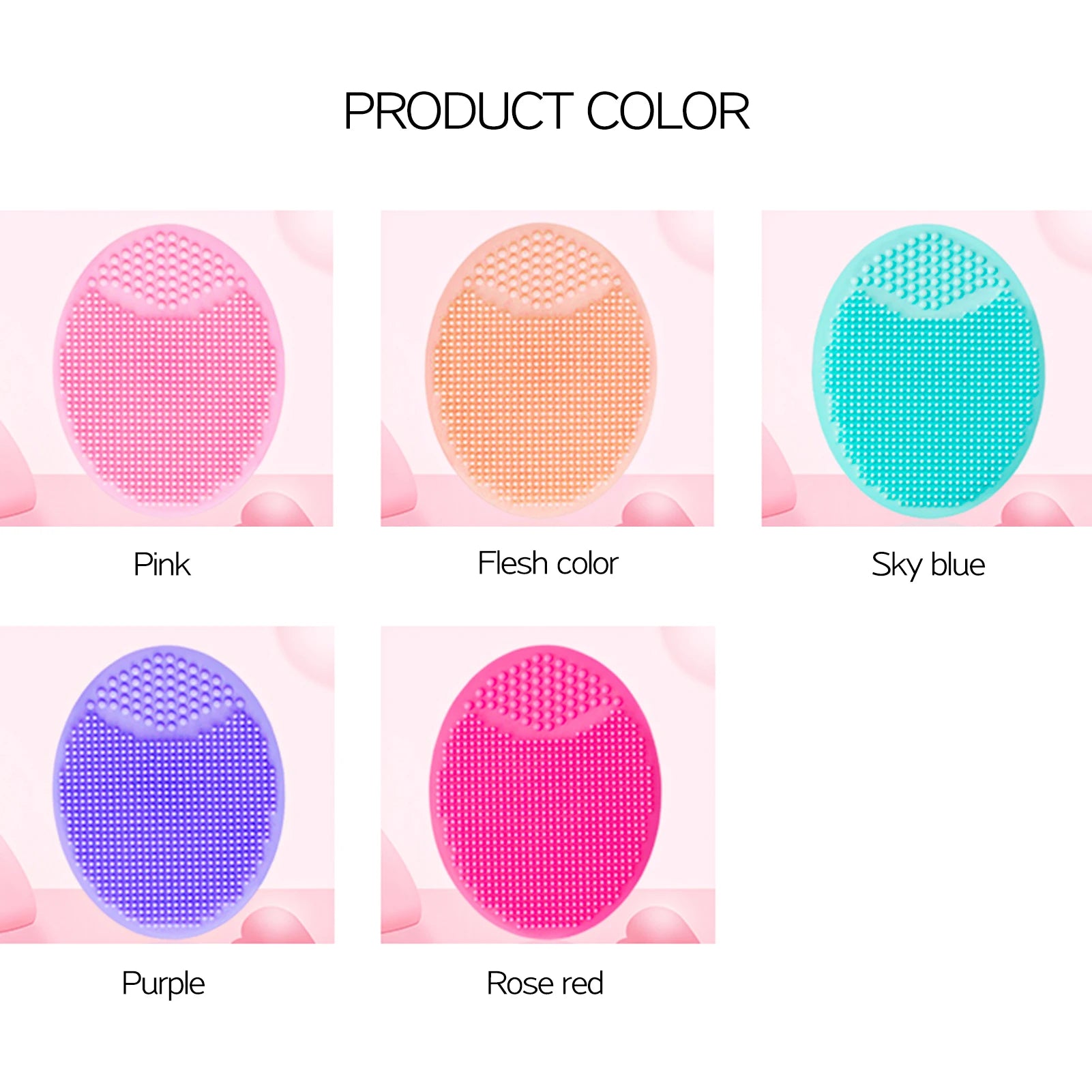 Silicone Face Cleansing Scrubber Pad | Deep Cleaning Facial Brush