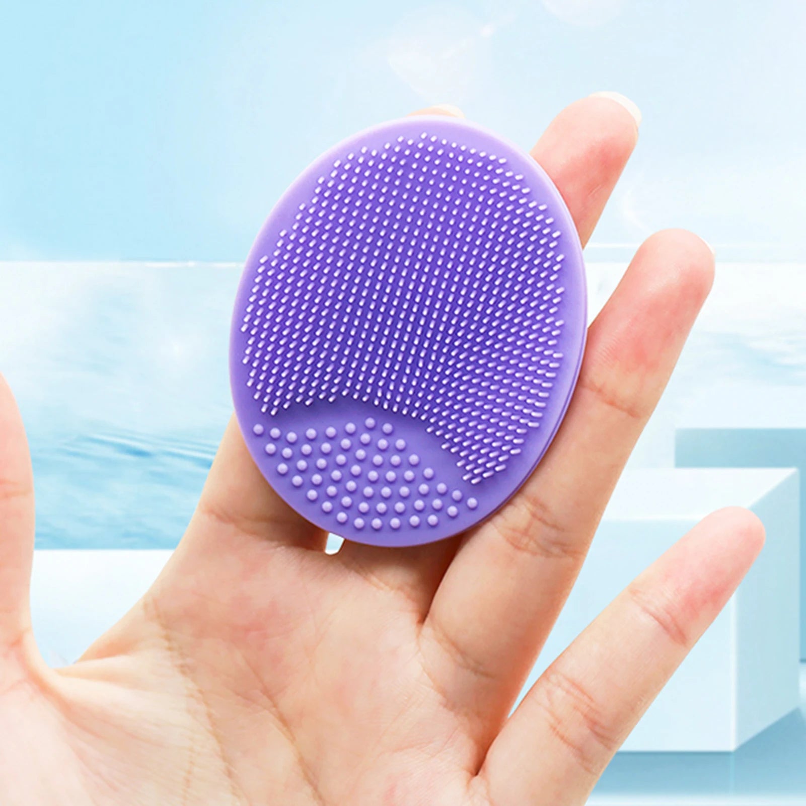 Silicone Face Cleansing Scrubber Pad | Deep Cleaning Facial Brush