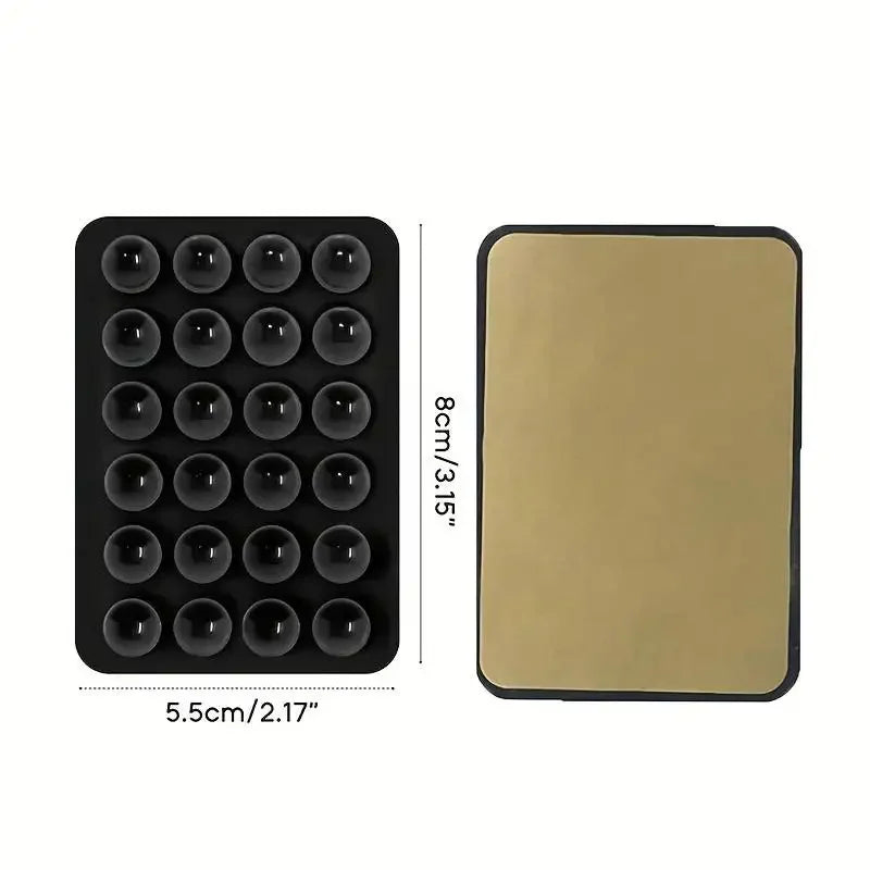 Silicone Suction Phone Mount Pad | Multi-Surface Stick Holder for Smartphones