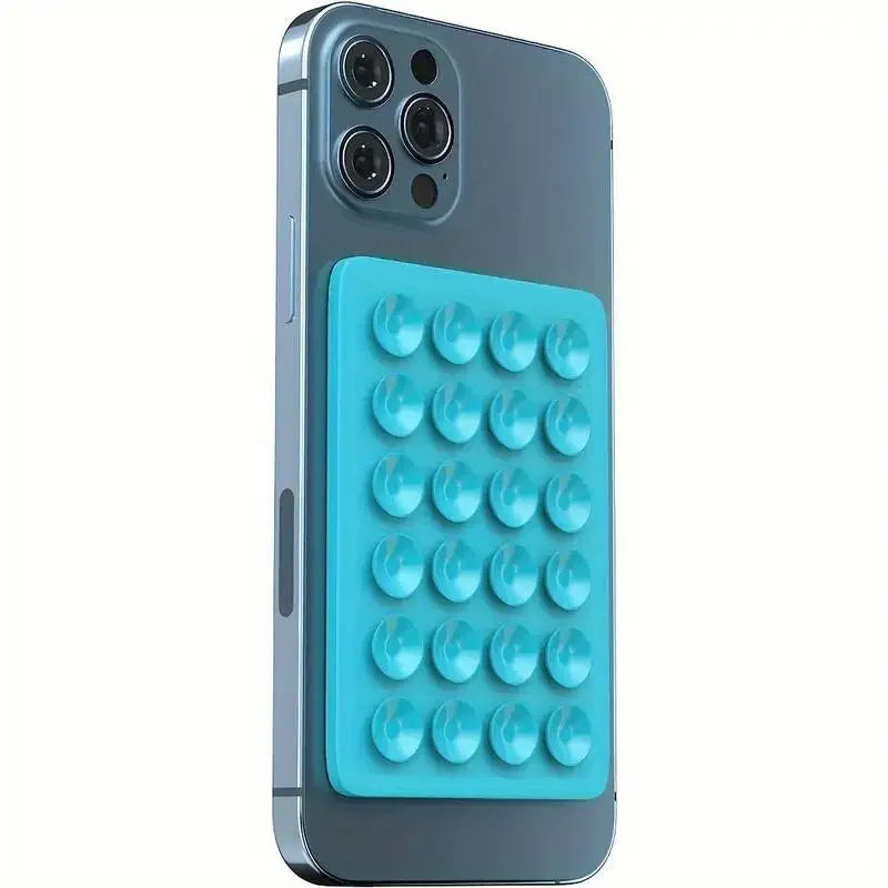 Silicone Suction Phone Mount Pad | Multi-Surface Stick Holder for Smartphones