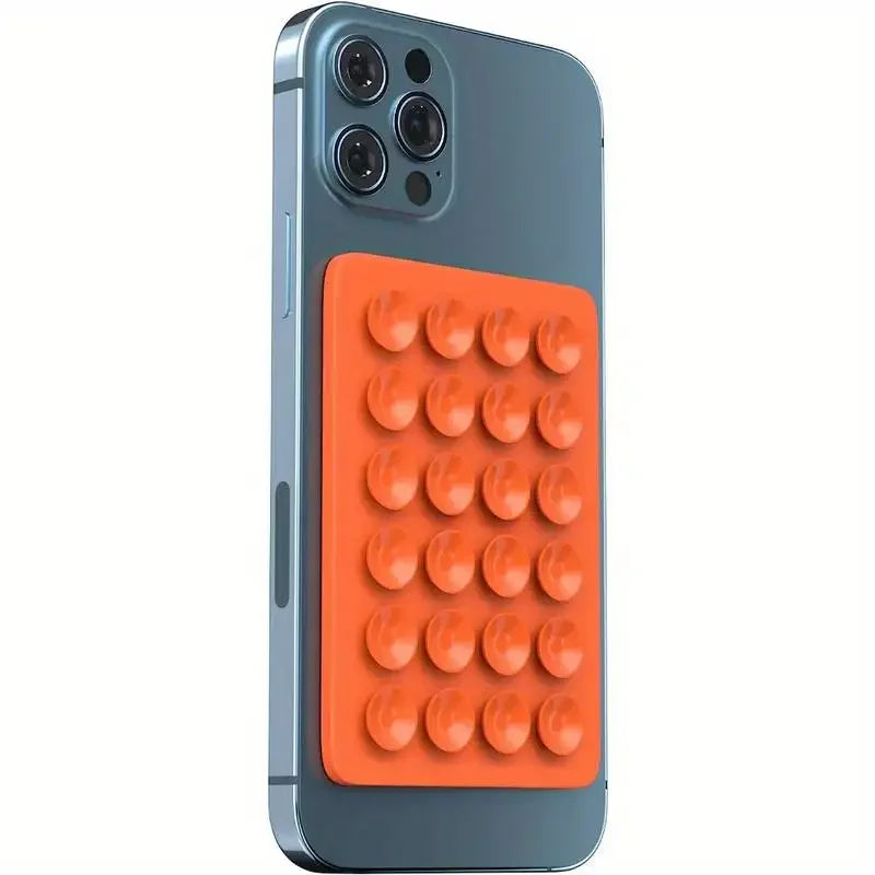 Silicone Suction Phone Mount Pad | Multi-Surface Stick Holder for Smartphones