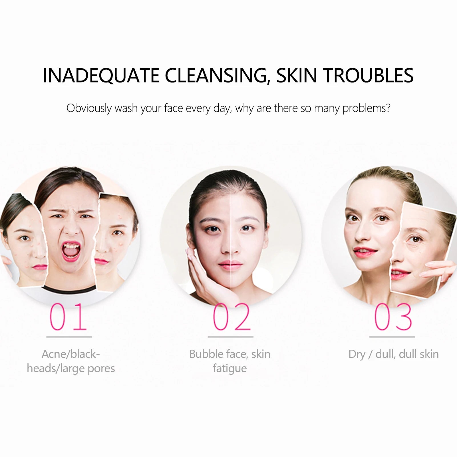 Silicone Face Cleansing Scrubber Pad | Deep Cleaning Facial Brush