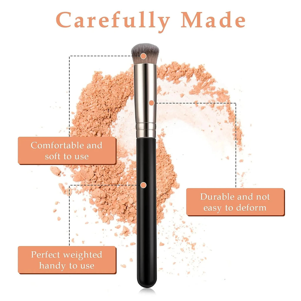 💄 Premium Dense Foundation Concealer Brush | Flawless Blending Contour