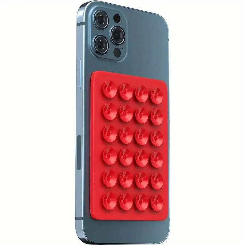 Silicone Suction Phone Mount Pad | Multi-Surface Stick Holder for Smartphones